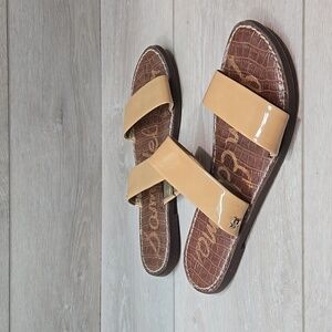 Sam Edelman Womens Gala 2 strap Sandals Flats shoes sz